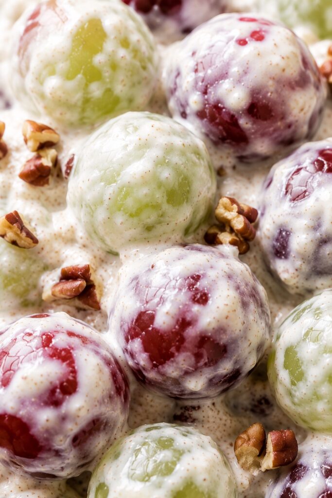 Grape Salad Texture Close-up