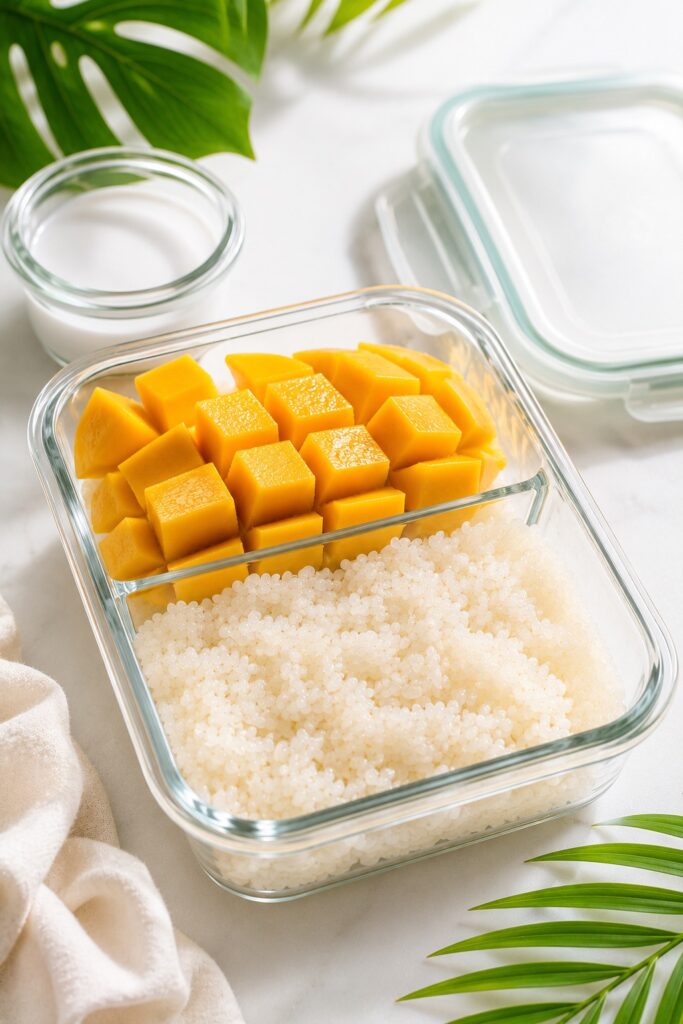 Mango Sticky Rice Storage