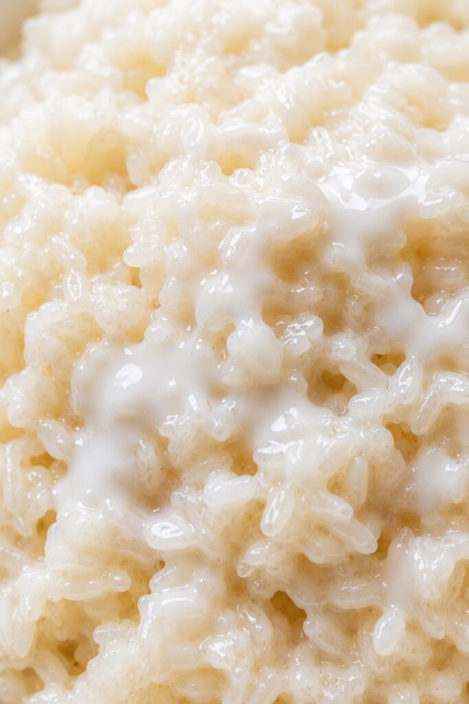 Sticky Rice Texture Close-up
