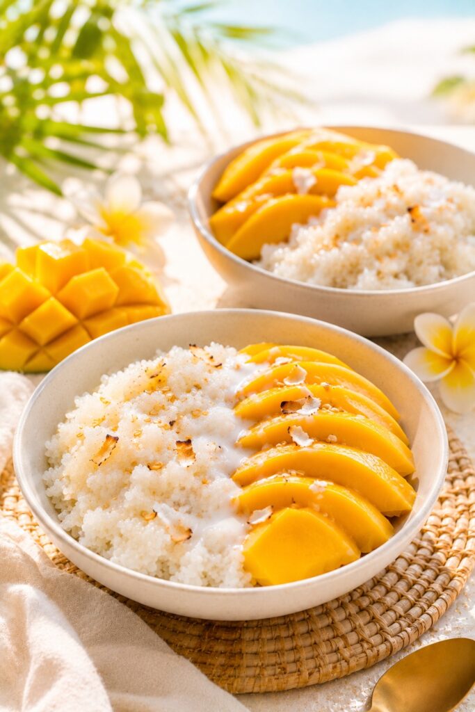 Mango Sticky Rice Summer Serving