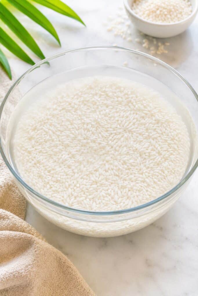 Soaking Rice