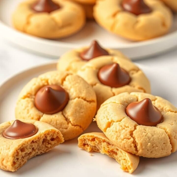 peanut butter blossom cookies