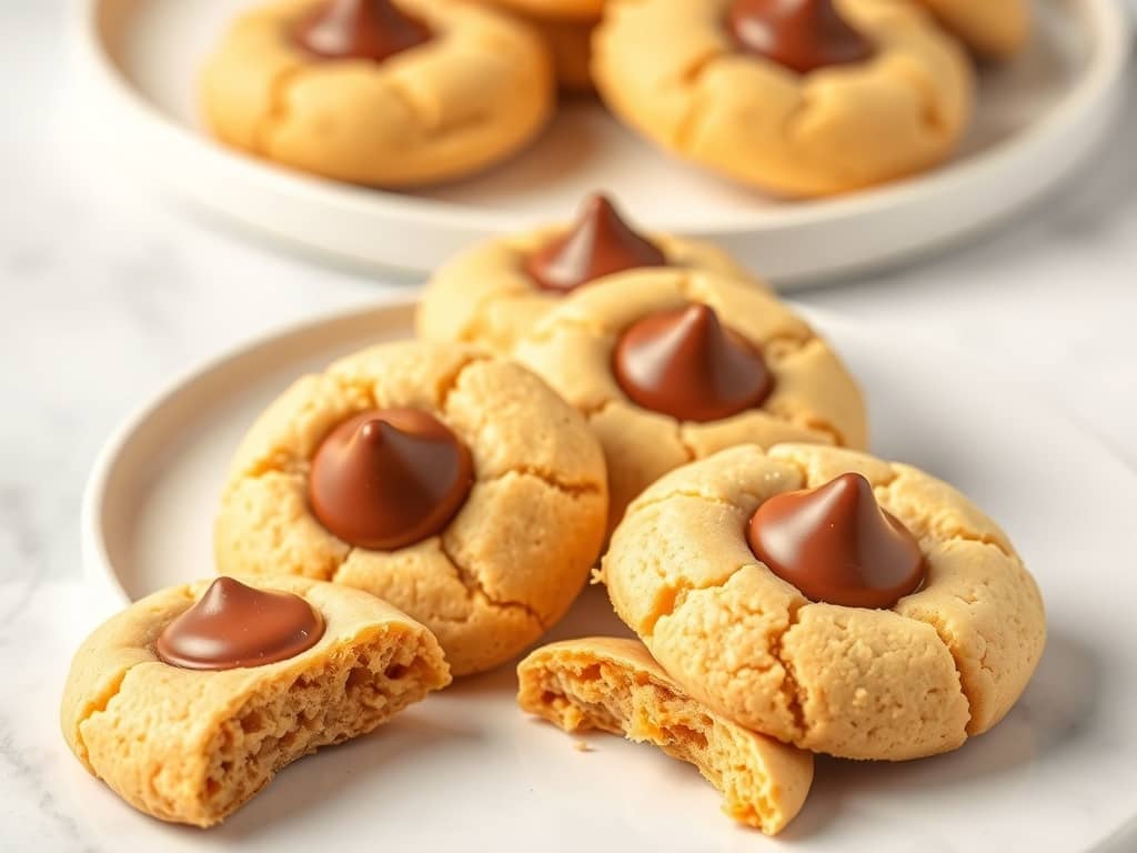 peanut butter blossom cookies