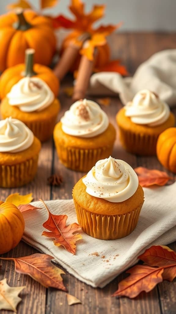 Pumpkin Pie Cupcakes