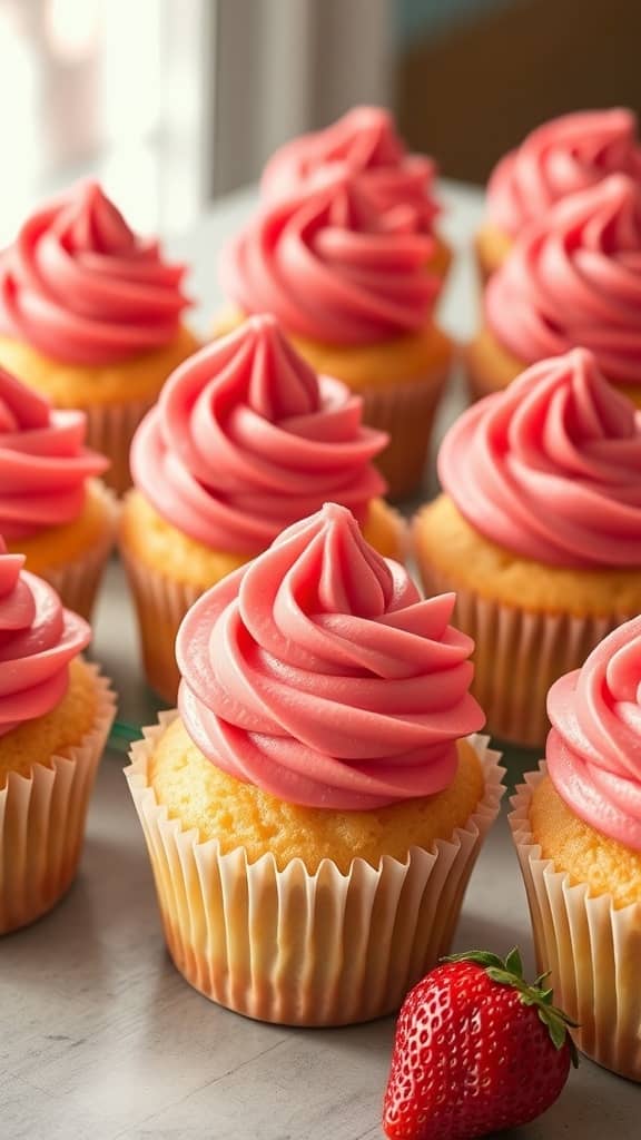 Strawberry Cupcakes