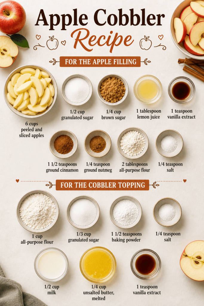 apple cobbler ingredients