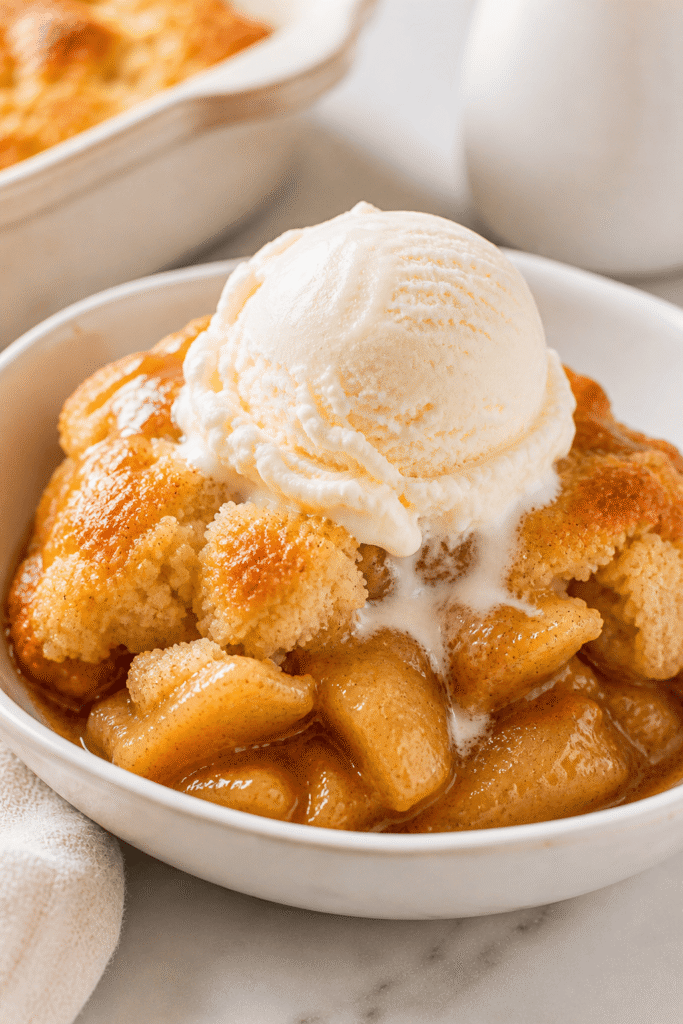 apple-cobbler-served-with-ice-cream