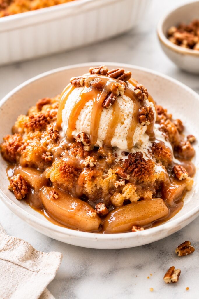 Apple Pie à la Mode Dump Cake