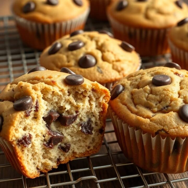 banana chocolate chip muffins