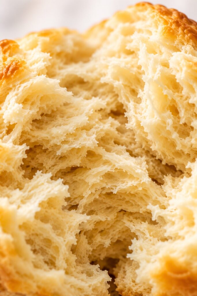 Buttermilk Biscuits Crumb Close-up