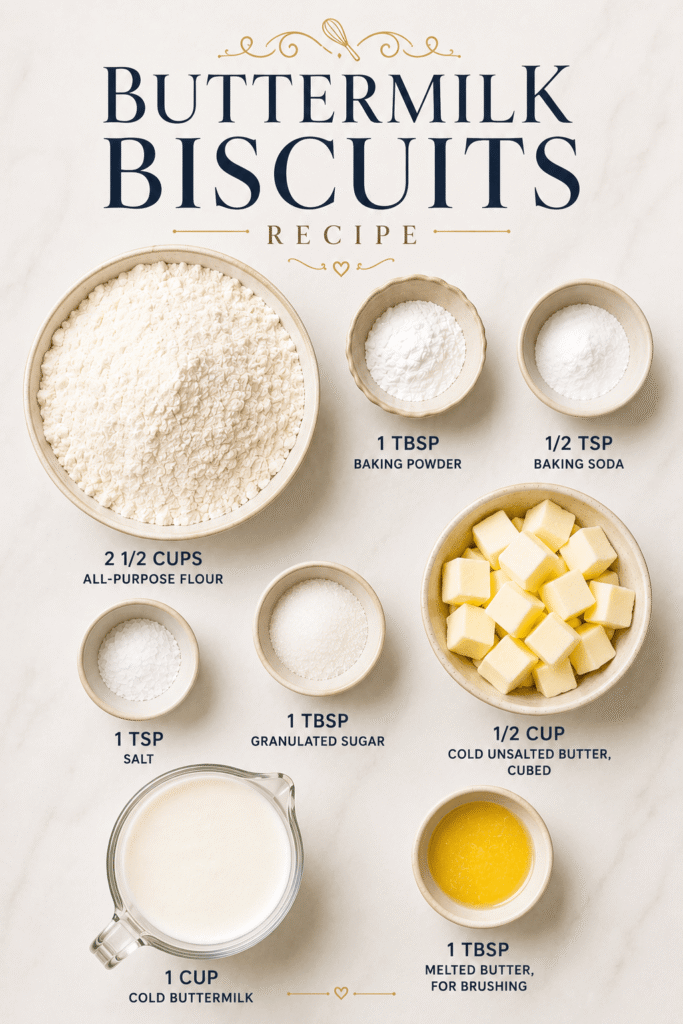 Buttermilk Biscuits Ingredients