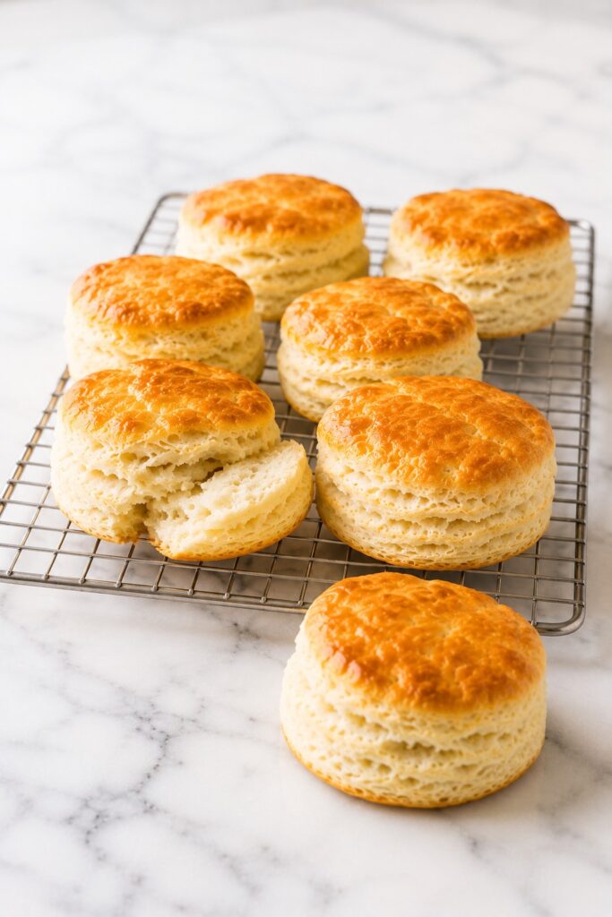 Buttermilk Biscuits On Rack