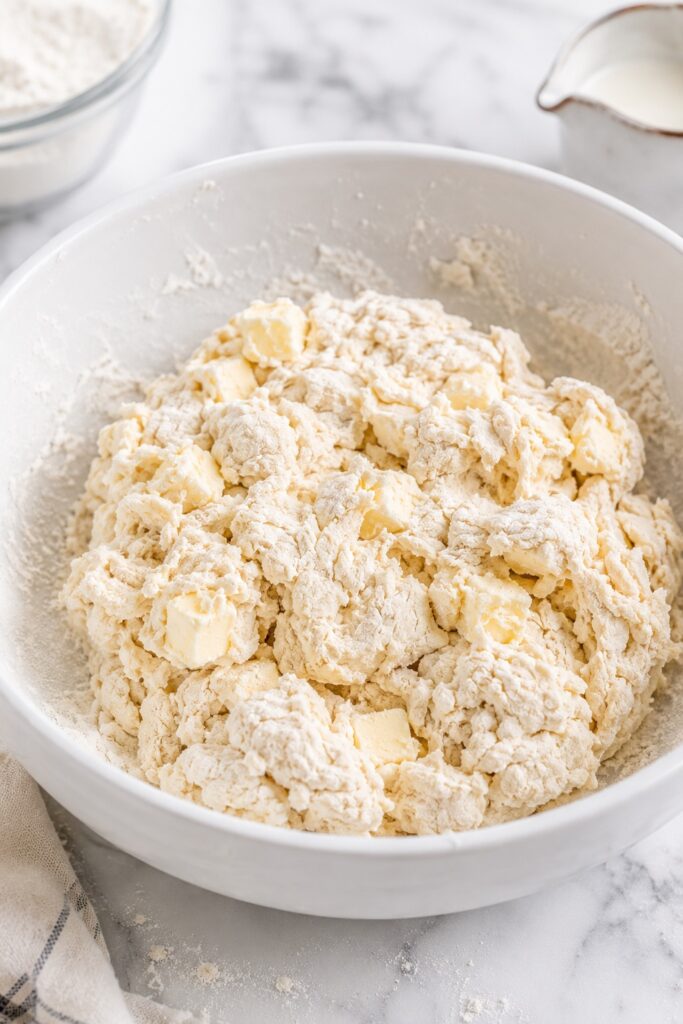 Shaggy Buttermilk Biscuits Dough