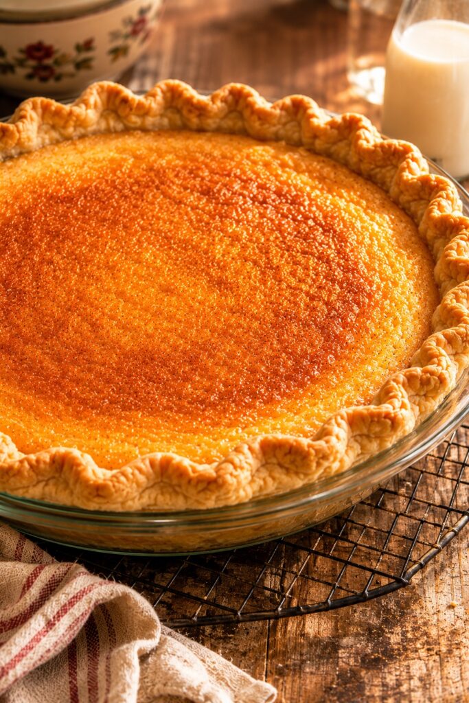 Buttermilk Pie Fresh From The Oven