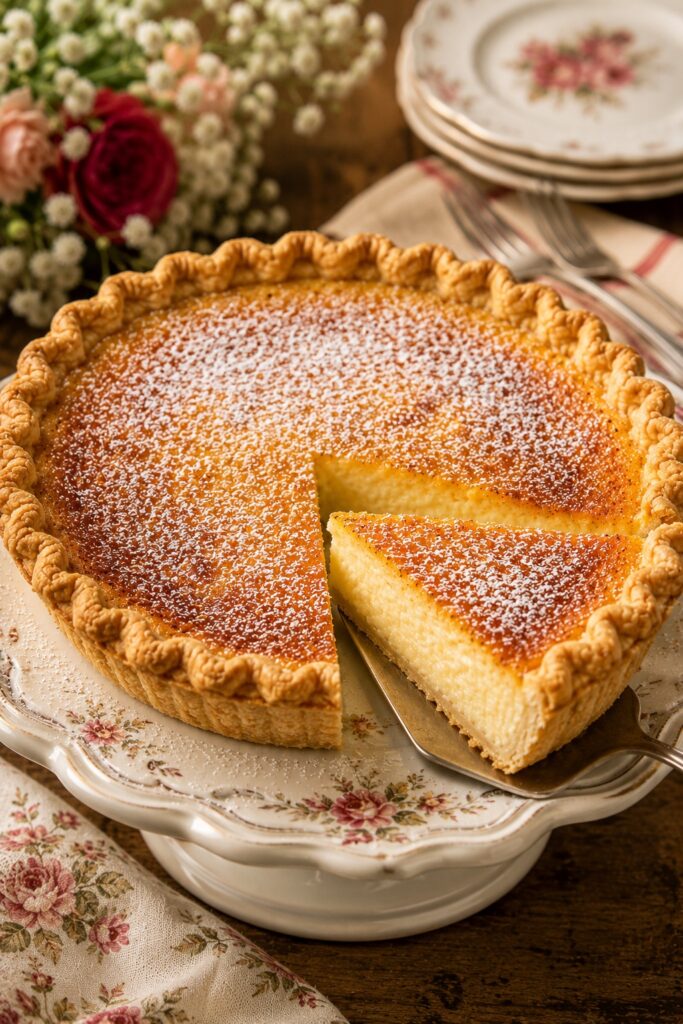 Buttermilk Pie Serving Tips for holiday