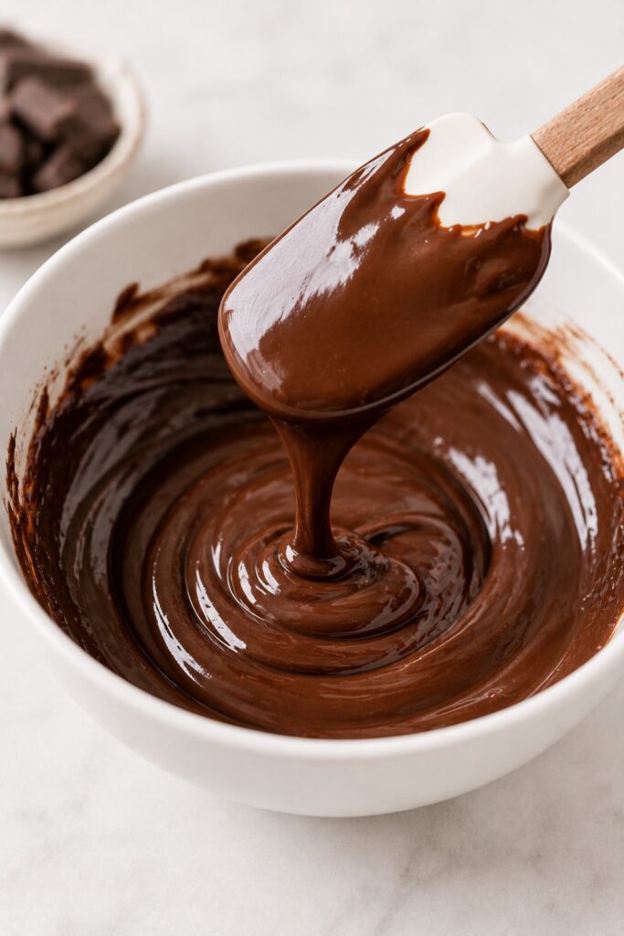 Chocolate Ganache For Chocolate Cupcakes