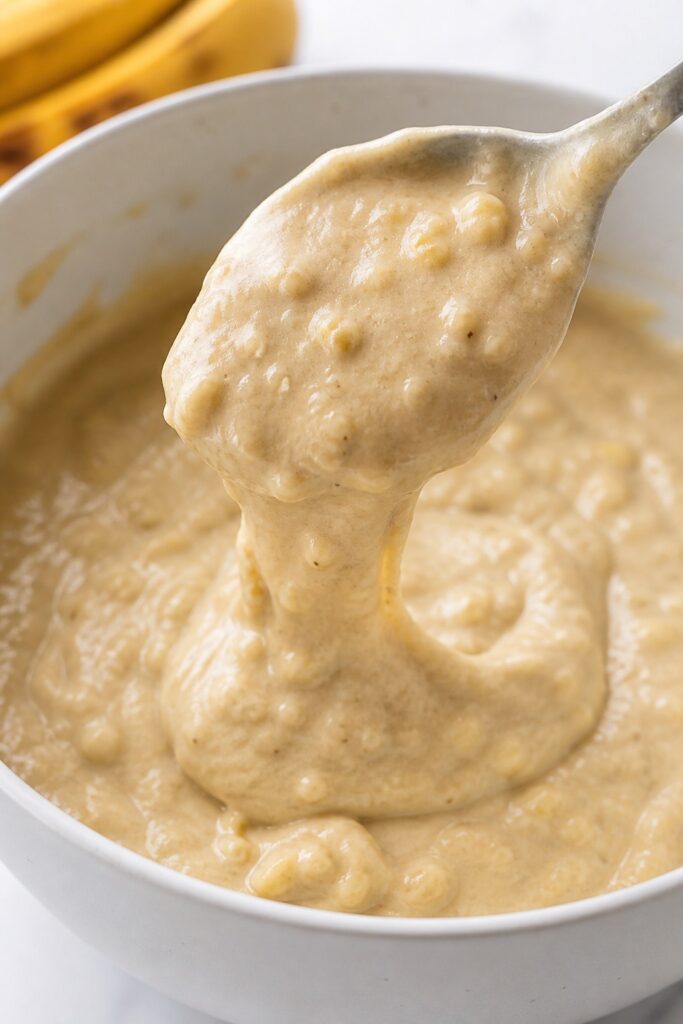 Healthy Banana Muffins Batter
