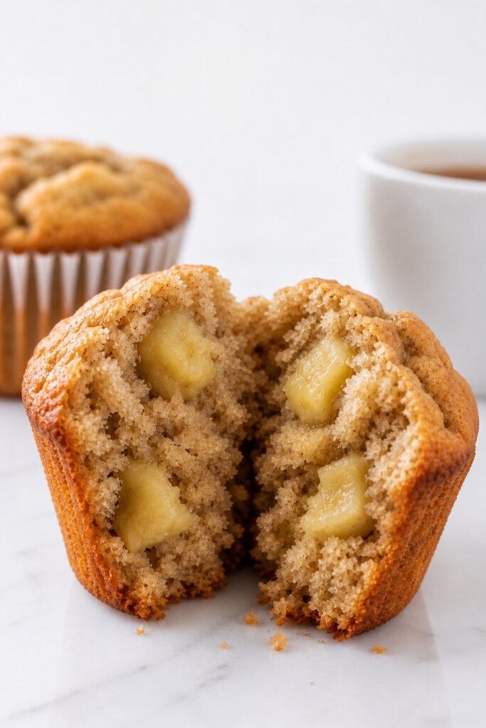 Healthy Banana Muffins Interior