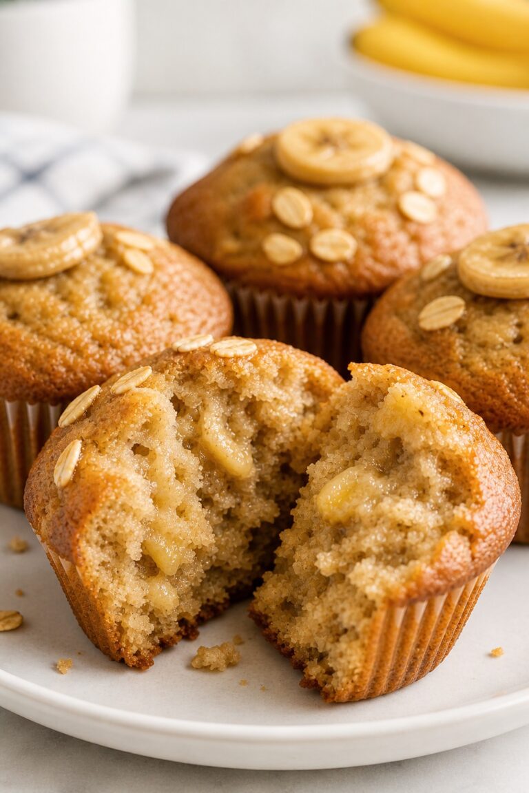 Easy Healthy Banana Muffins