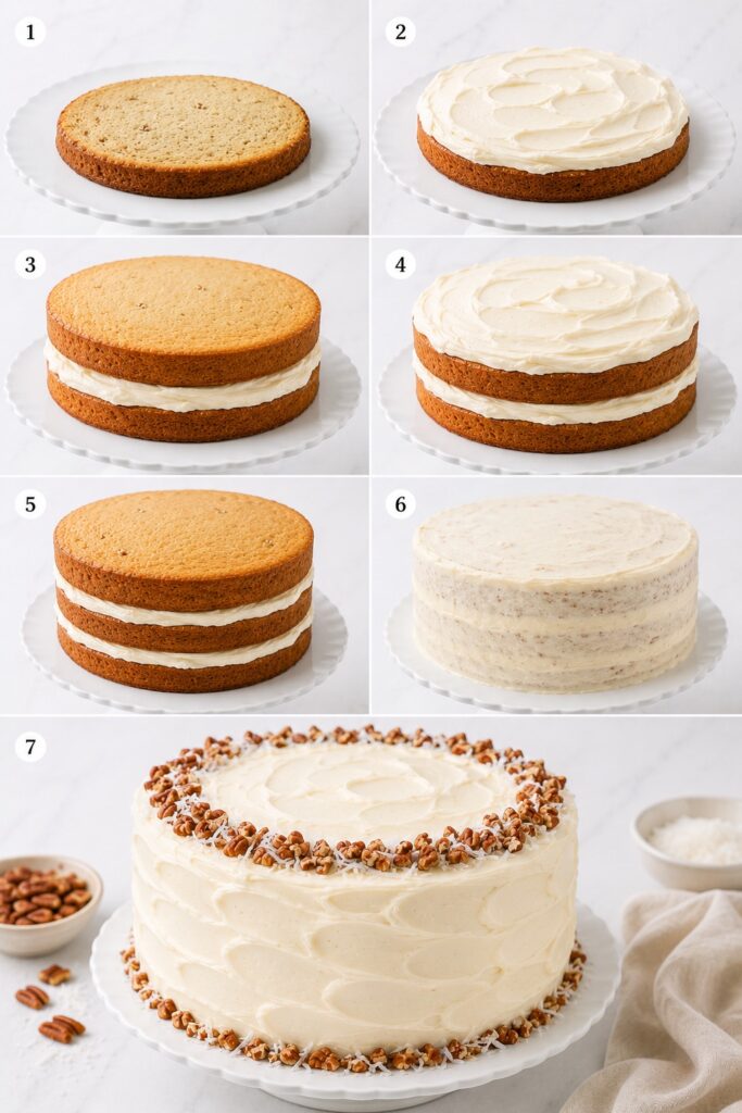 Assembly Italian Cream Cake