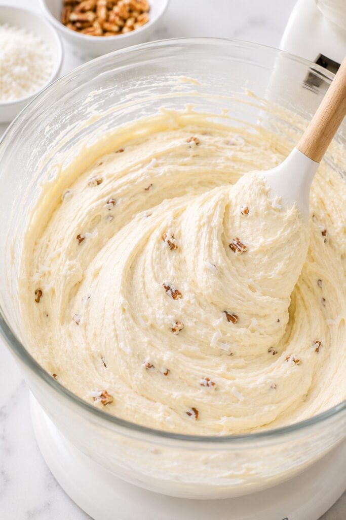 Final Italian Cream Cake Batter texture