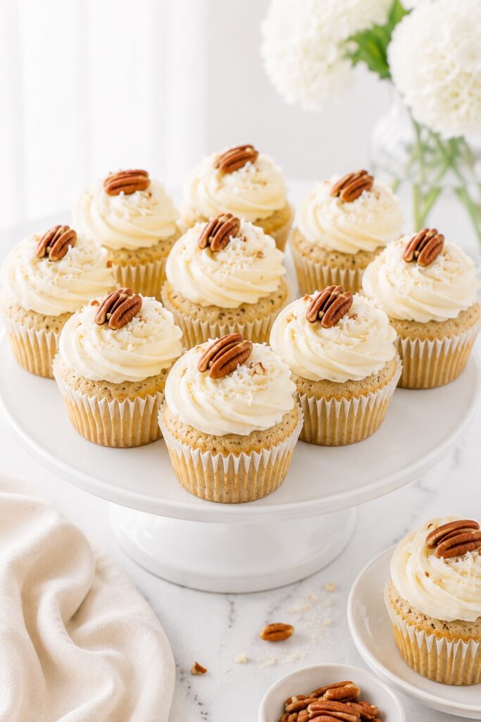 Italian Cream Cupcakes