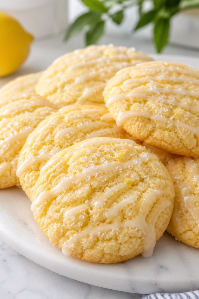 glazed leom cookies