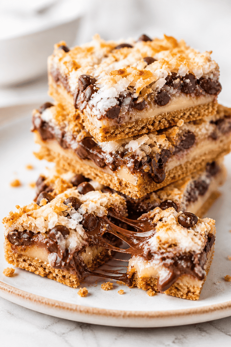 Magic Cookie Bars (Gooey, Chewy & Easy 7 Layer Bars)