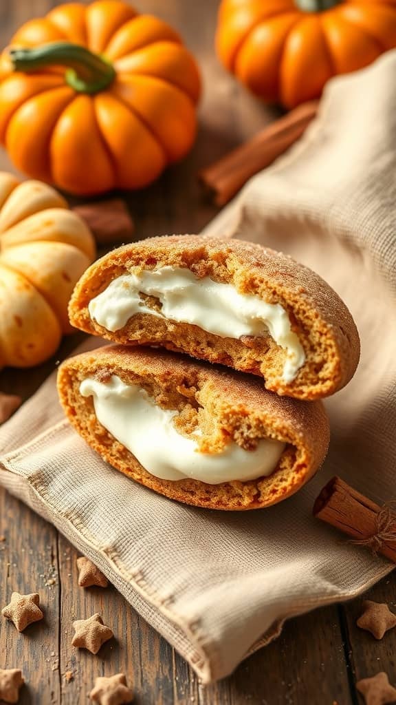 pumpkin cheesecake cookies