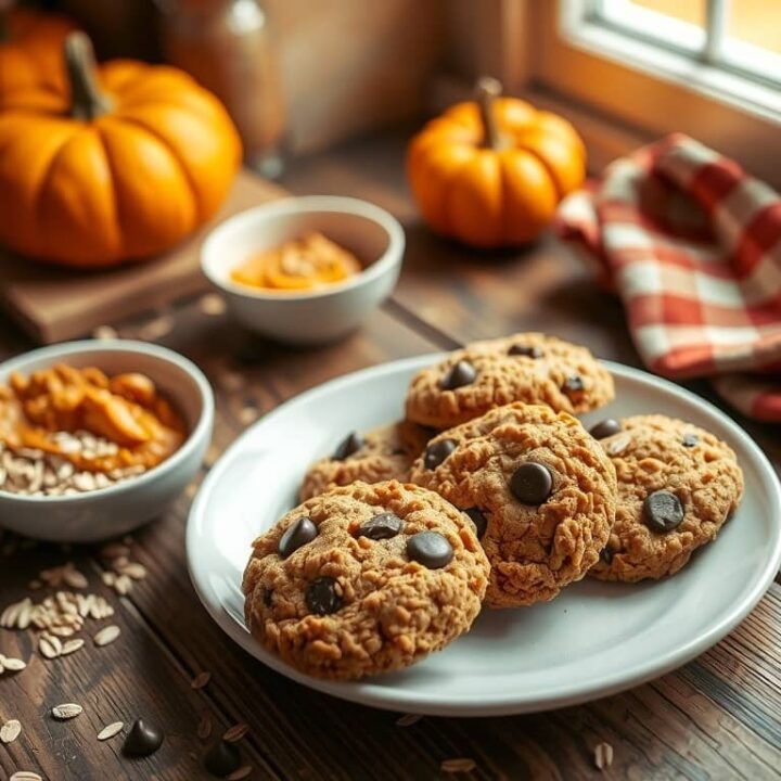 pumpkin oatmeal cookies
