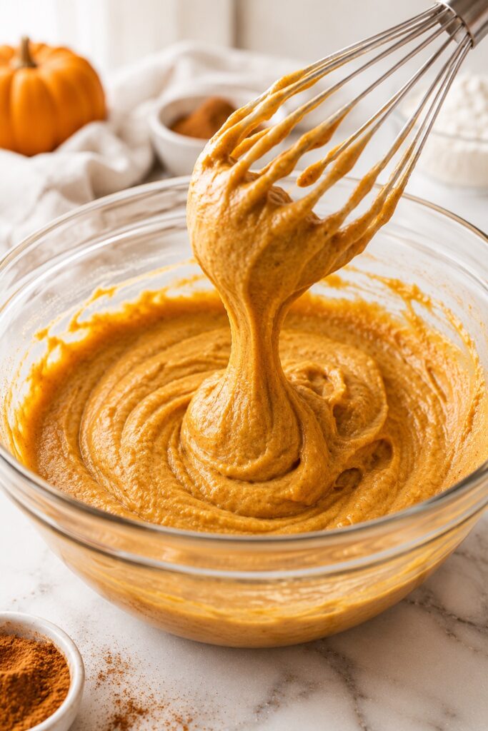 Pumpkin Pie Cupcakes Batter