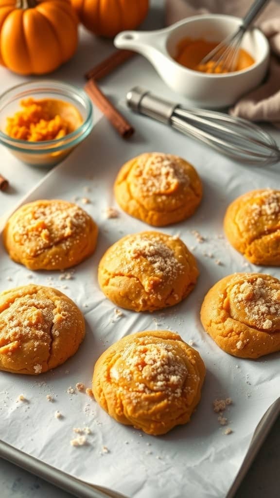 Pumpkin Sugar Cookies