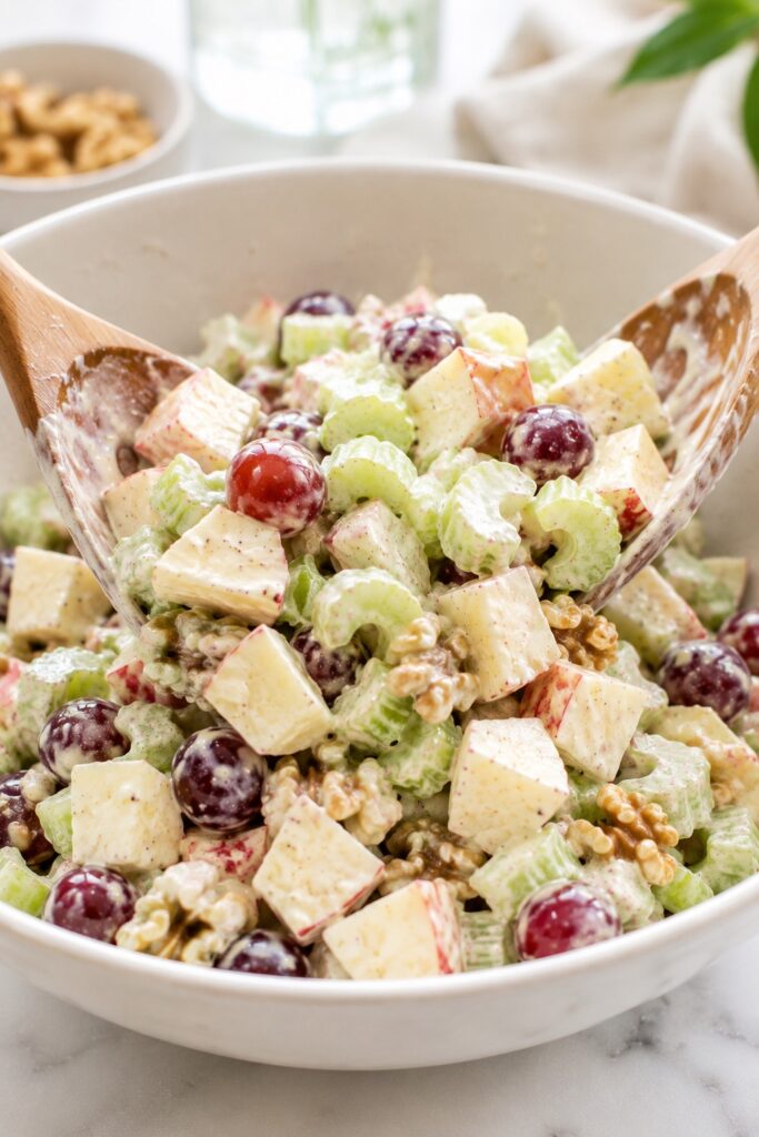 Waldorf Salad Mixing