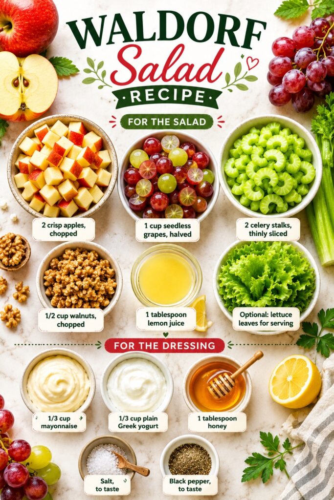 Waldorf Salad Ingredients