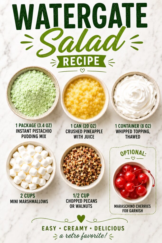 Watergate Salad Ingredients