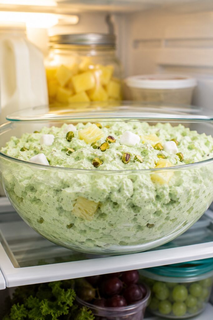 Watergate Salad Storage