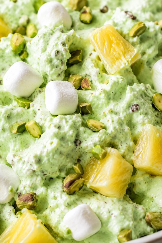 Watergate Salad Texture Close-up