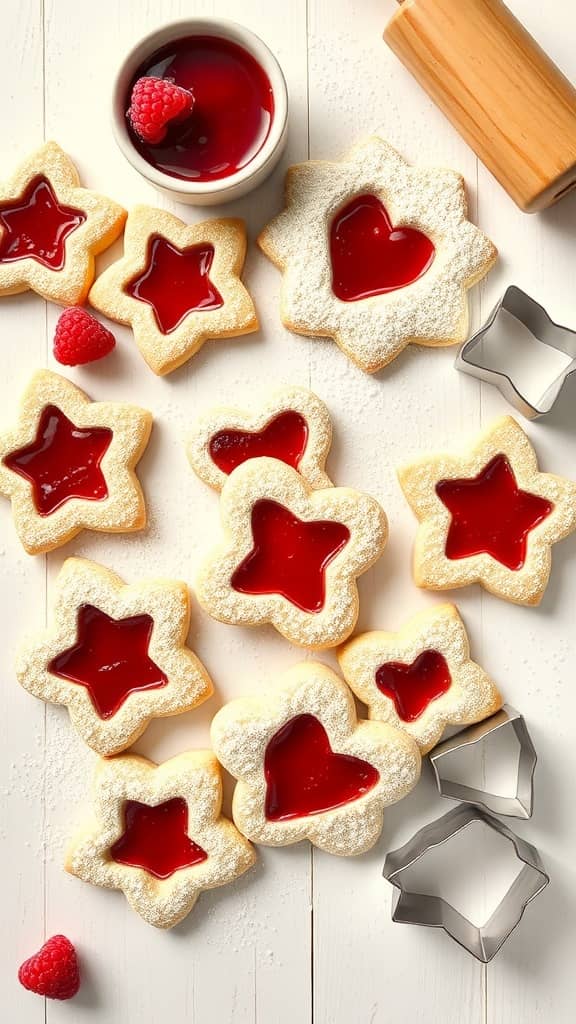 Linzer-cookies