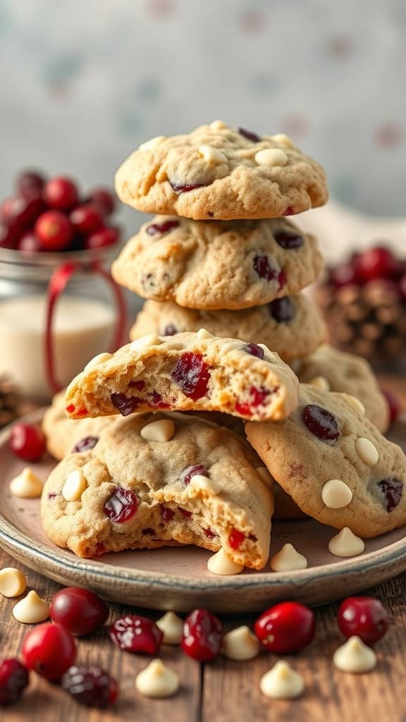 White-Chocolate-Cranberry-Cookies