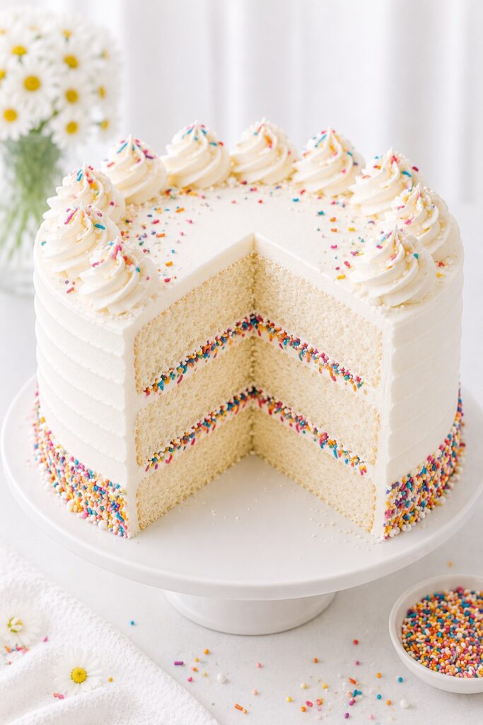 Birthday White Cake