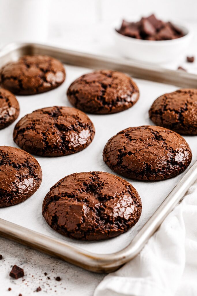 Brownie Cookies Freshly Baked