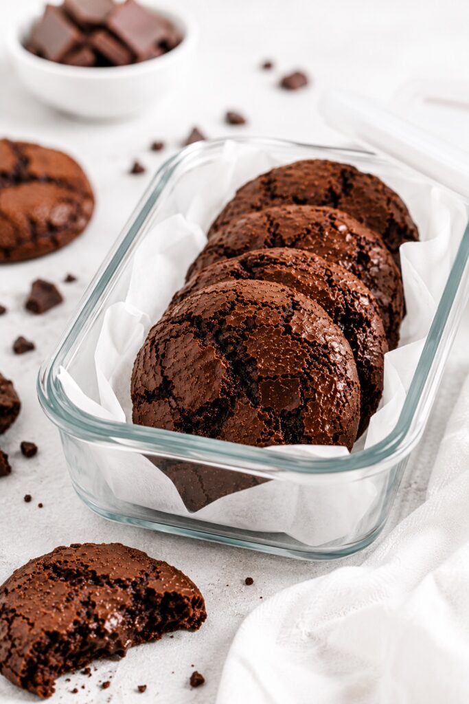 Brownie Cookies Storage