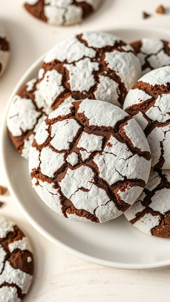 chocolate crinkle cookies