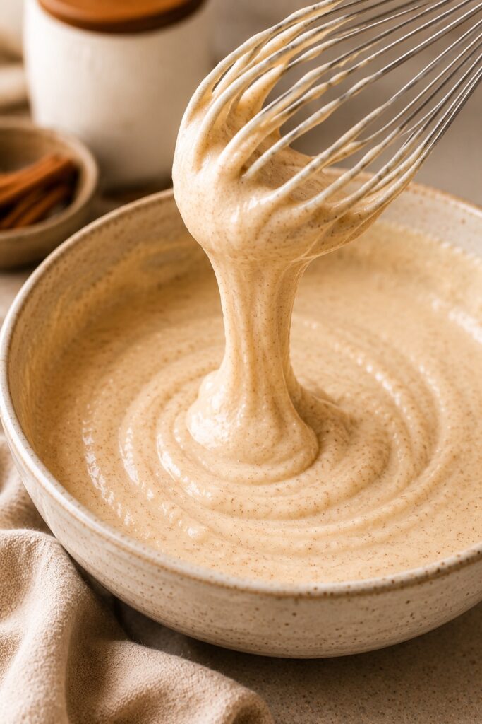 Cinnamon Roll Pancake Batter