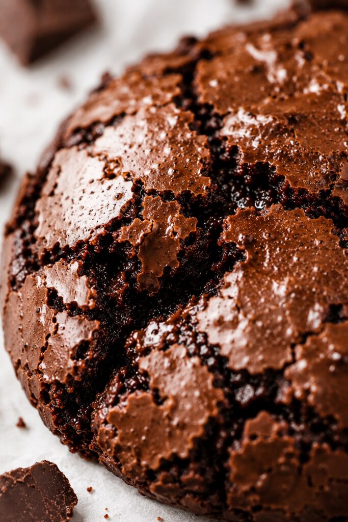 Brownie Cookie Crackly Top