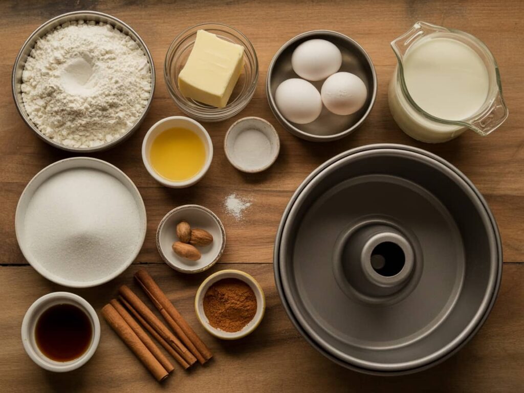 rum cake ingredients