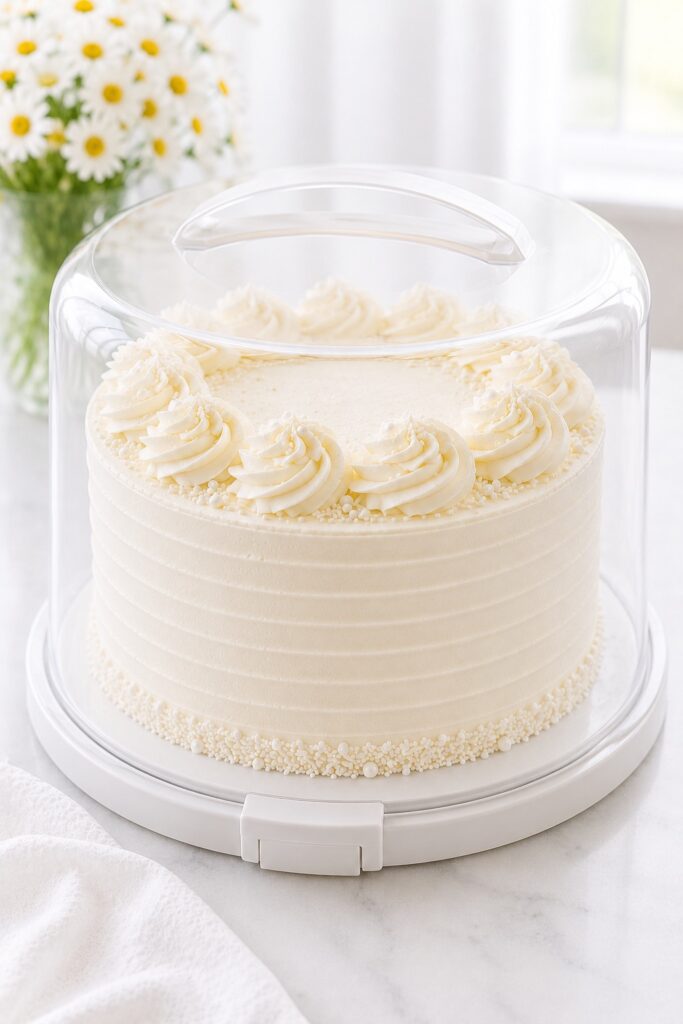White Cake Storage