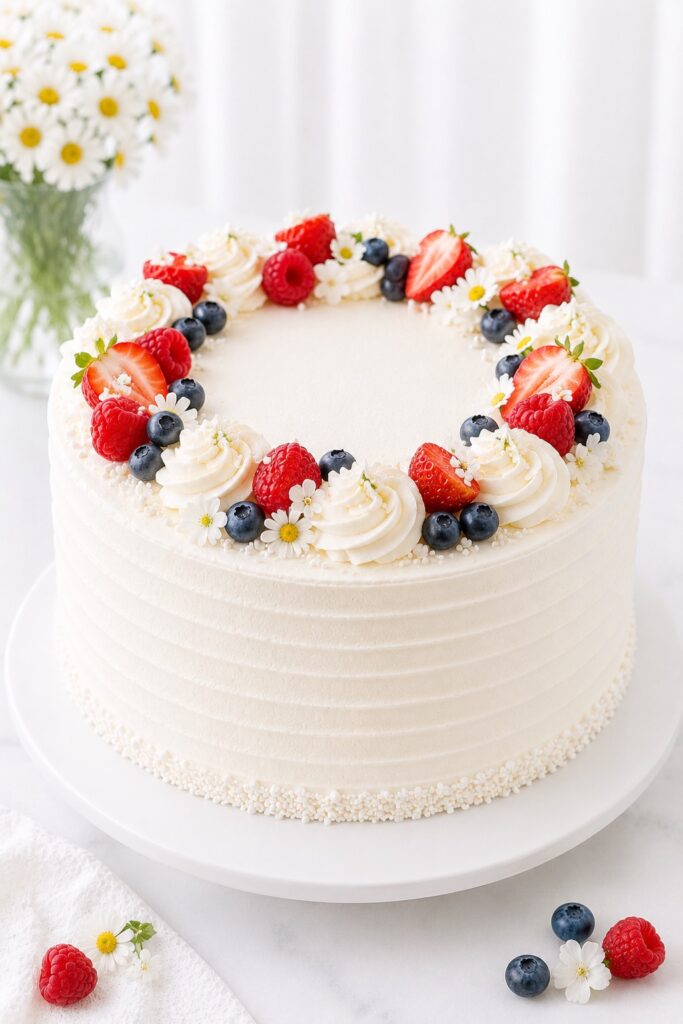 White Cake Spring/Summer Decoration