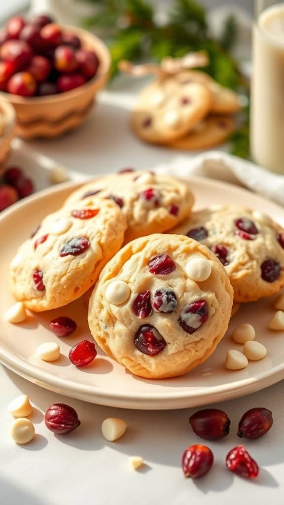 White Chocolate Cranberry Cookies