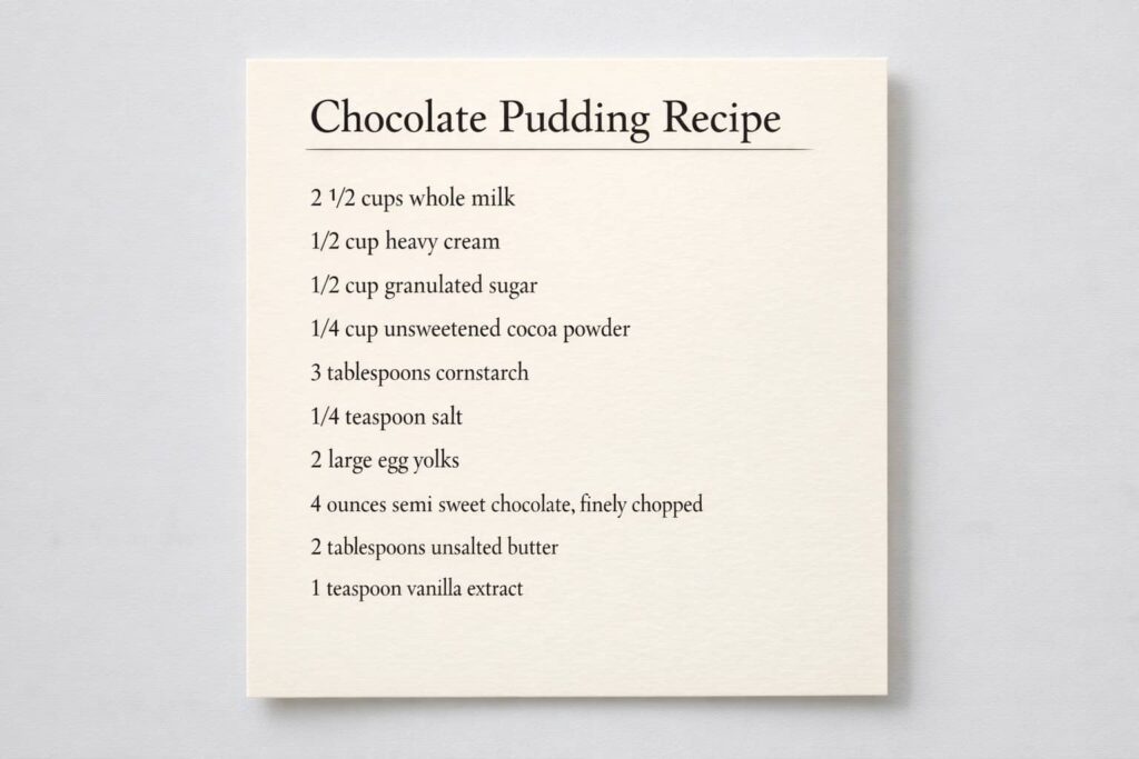 Chocolate-Pudding